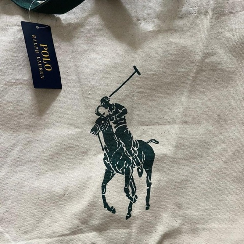 Ralph Lauren Canvas Tote Bag Large Capacity Limited‎ Edition Iconic Design NWT - Picture 2 of 6